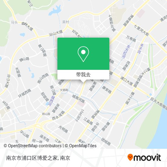 南京市浦口区博爱之家地图