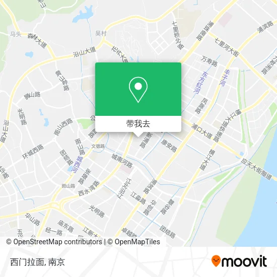 西门拉面地图