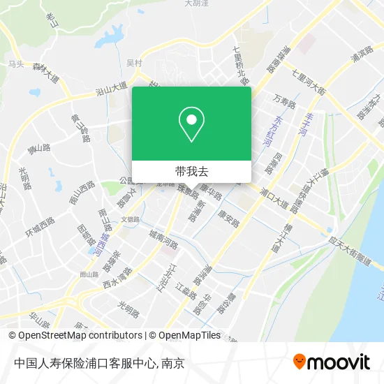 中国人寿保险浦口客服中心地图