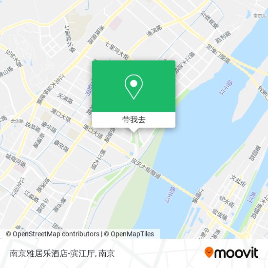 南京雅居乐酒店-滨江厅地图