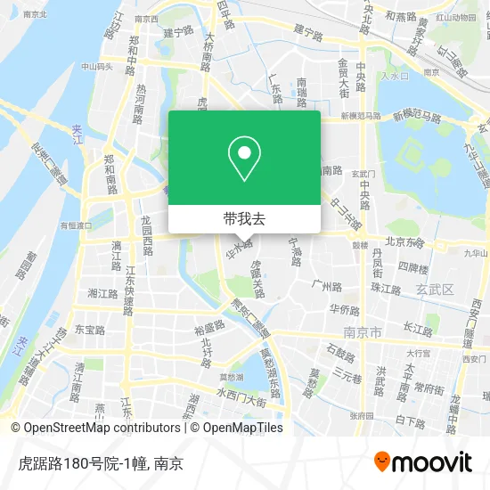 虎踞路180号院-1幢地图