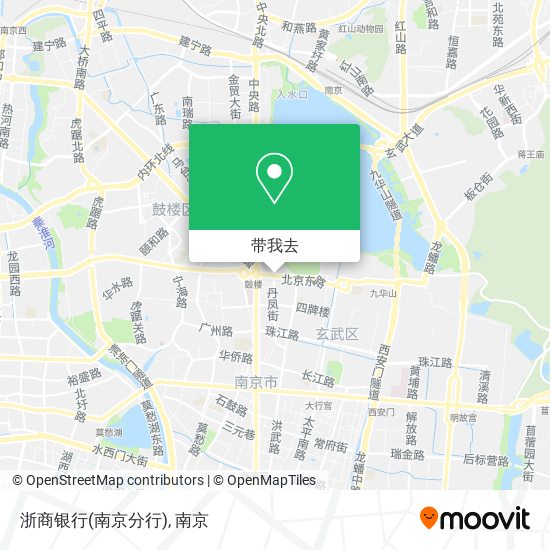 浙商银行(南京分行)地图