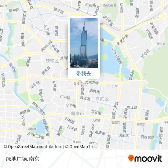 绿地广场地图