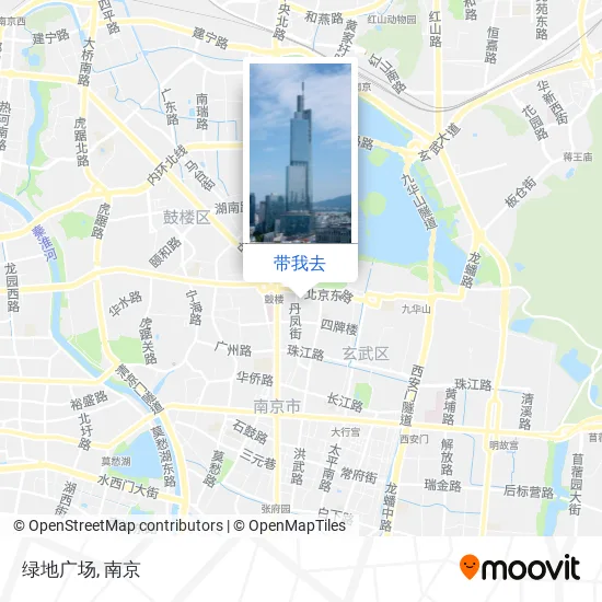 绿地广场地图
