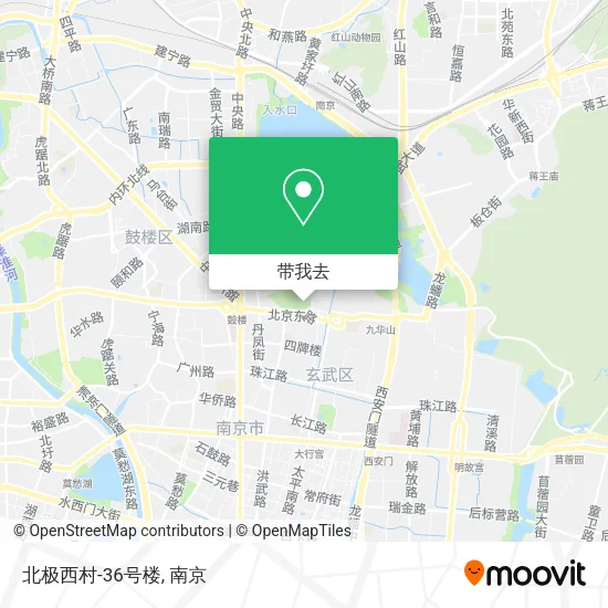 北极西村-36号楼地图