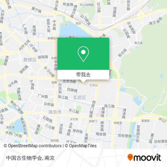 中国古生物学会地图
