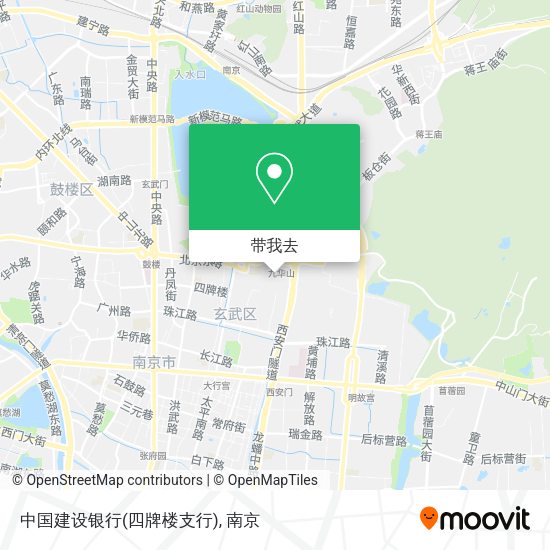中国建设银行(四牌楼支行)地图