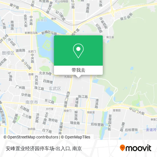 安峰置业经济园停车场-出入口地图