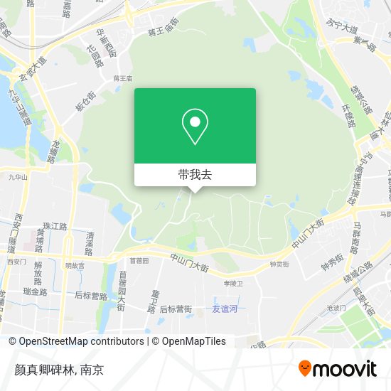 颜真卿碑林地图