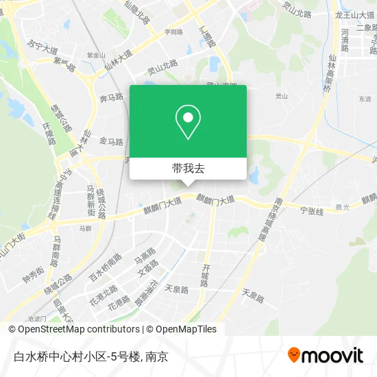 白水桥中心村小区-5号楼地图