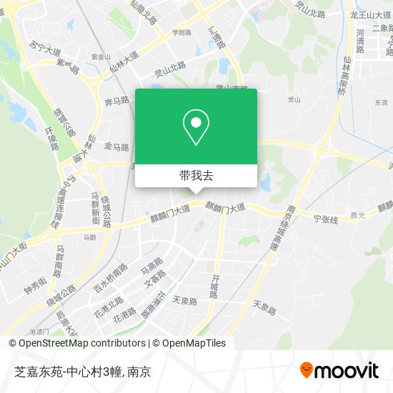芝嘉东苑-中心村3幢地图