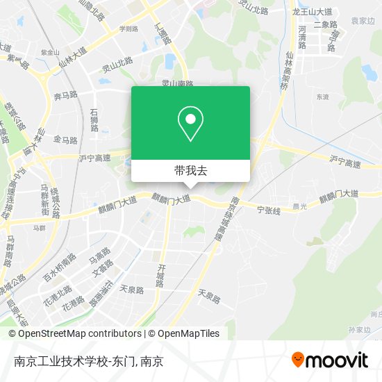 南京工业技术学校-东门地图