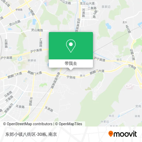 东郊小镇八街区-30栋地图
