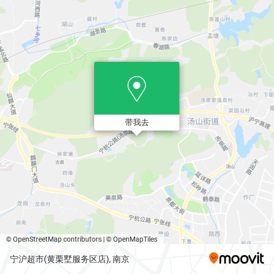宁沪超市(黄栗墅服务区店)地图