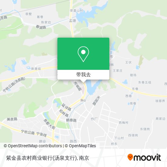 紫金县农村商业银行(汤泉支行)地图