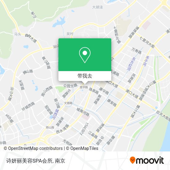 诗妍丽美容SPA会所地图