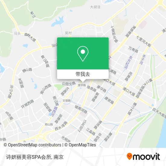 诗妍丽美容SPA会所地图