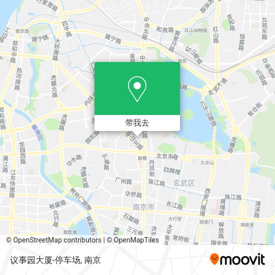 议事园大厦-停车场地图