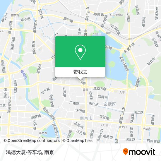 鸿德大厦-停车场地图