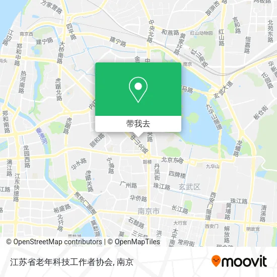 江苏省老年科技工作者协会地图