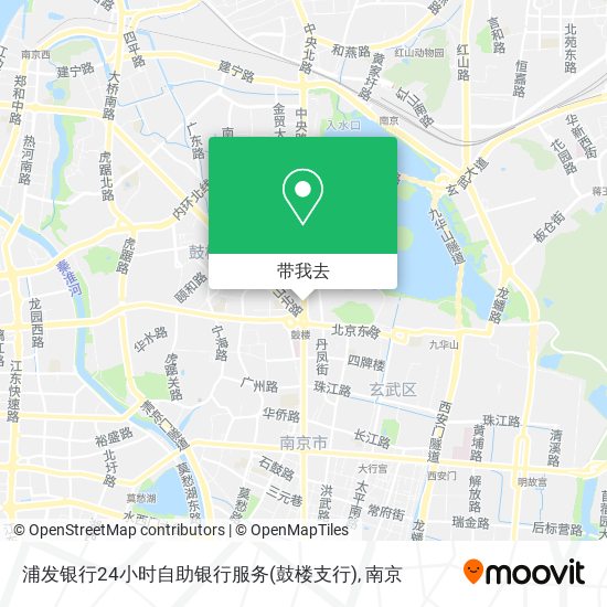 浦发银行24小时自助银行服务(鼓楼支行)地图