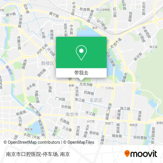 南京市口腔医院-停车场地图
