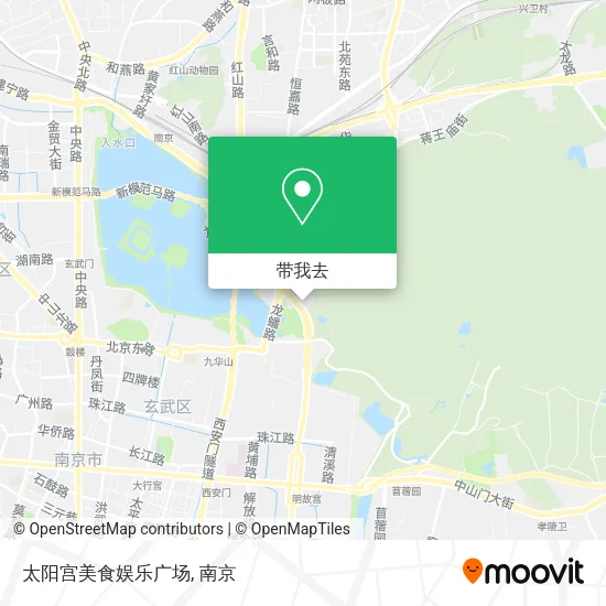 太阳宫美食娱乐广场地图