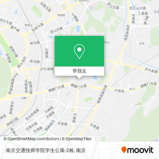 南京交通技师学院学生公寓-2栋地图