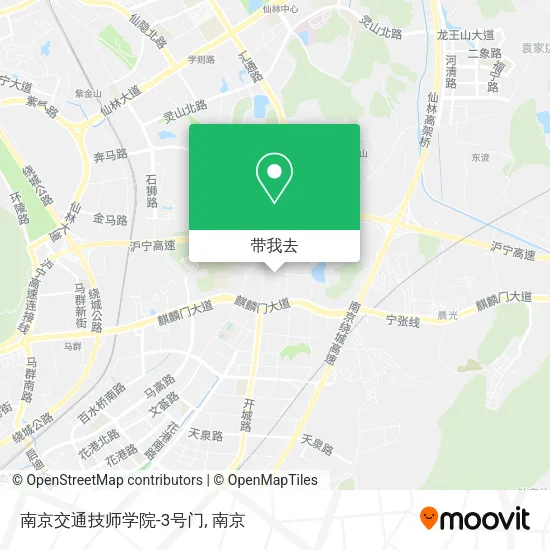 南京交通技师学院-3号门地图