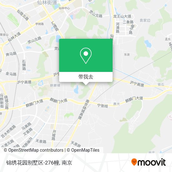 锦绣花园别墅区-276幢地图