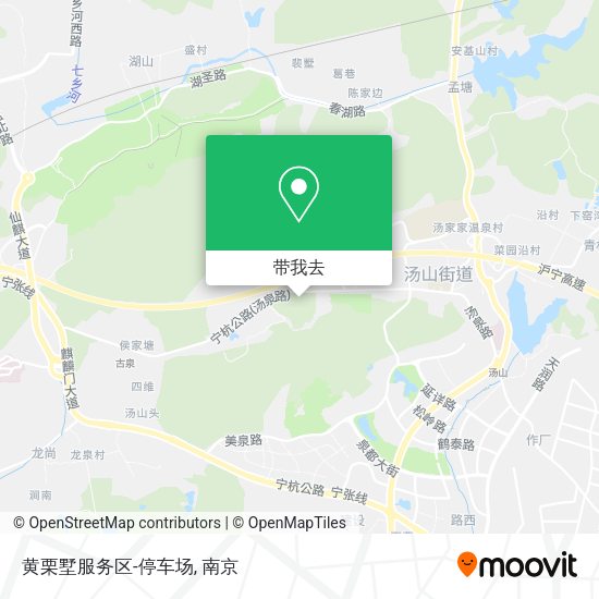 黄栗墅服务区-停车场地图
