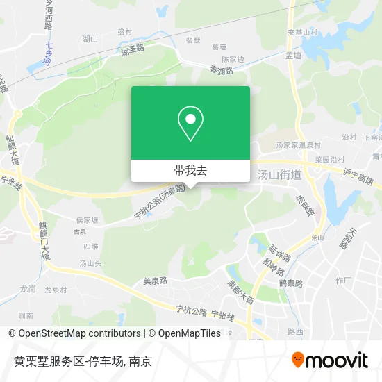 黄栗墅服务区-停车场地图