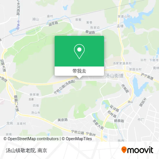 汤山镇敬老院地图