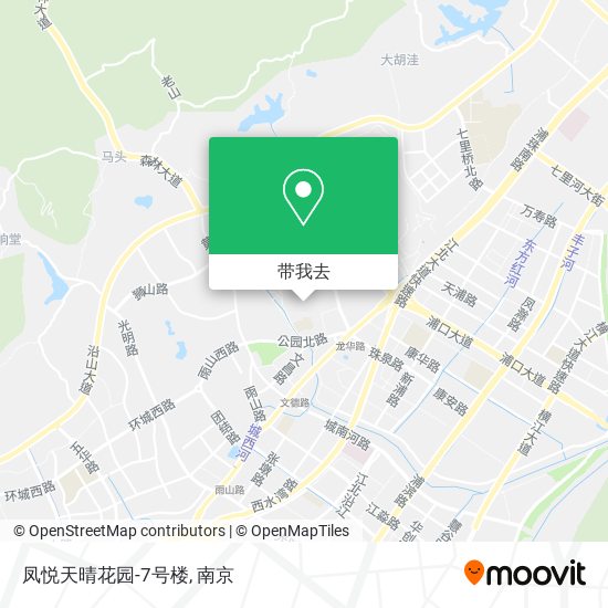凤悦天晴花园-7号楼地图