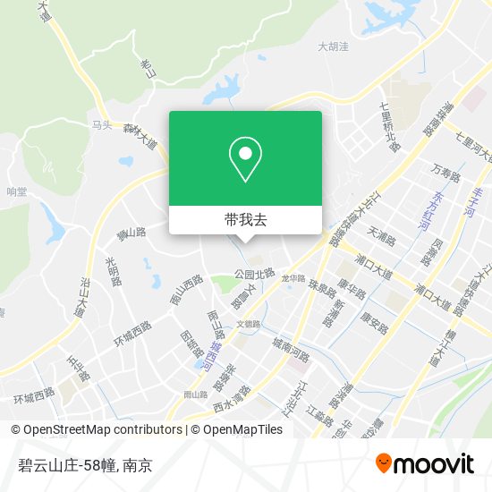 碧云山庄-58幢地图