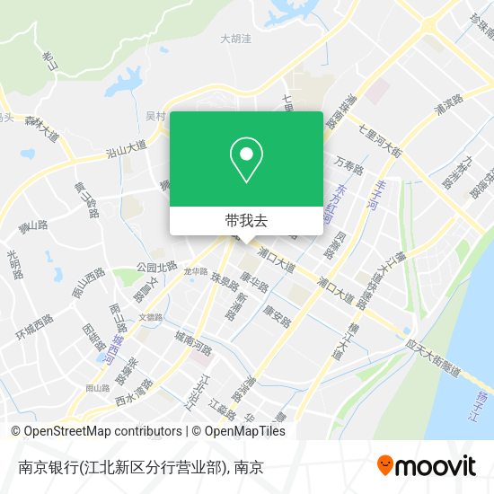 南京银行(江北新区分行营业部)地图