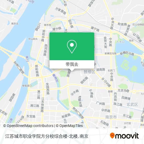 江苏城市职业学院方分校综合楼-北楼地图