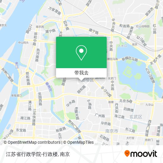 江苏省行政学院-行政楼地图