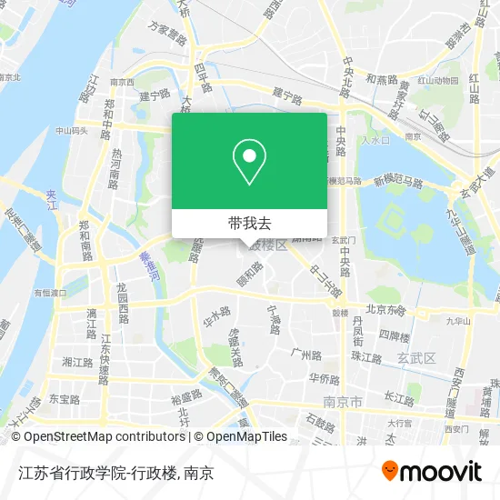 江苏省行政学院-行政楼地图