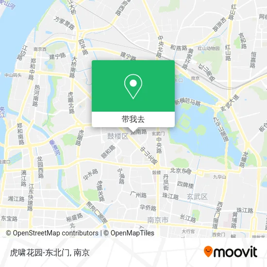 虎啸花园-东北门地图
