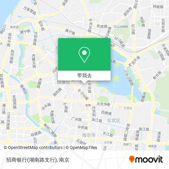 招商银行(湖南路支行)地图