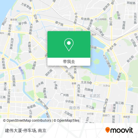 建伟大厦-停车场地图