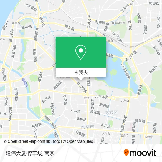 建伟大厦-停车场地图