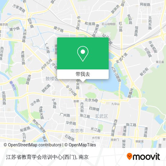 江苏省教育学会培训中心(西门)地图
