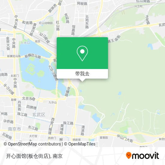 开心面馆(板仓街店)地图