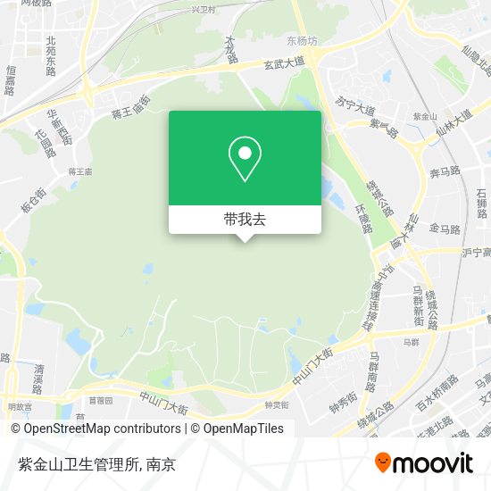 紫金山卫生管理所地图