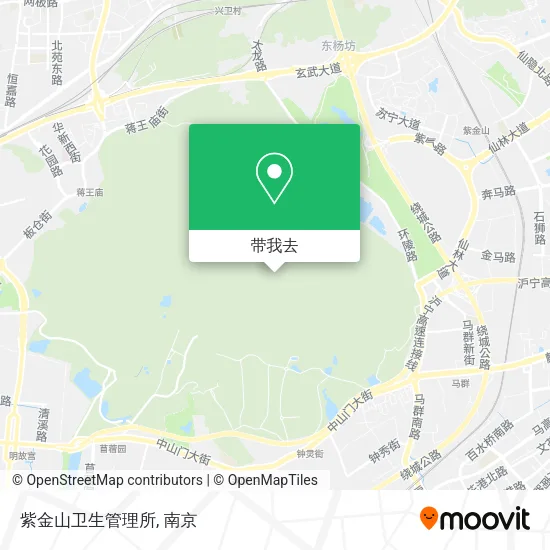 紫金山卫生管理所地图
