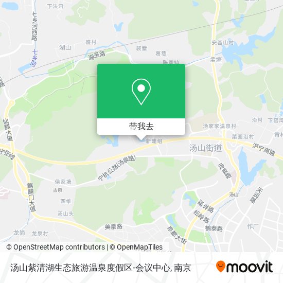 汤山紫清湖生态旅游温泉度假区-会议中心地图