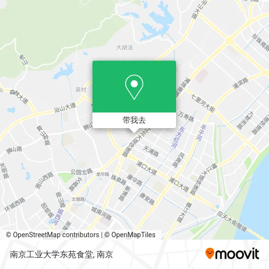 南京工业大学东苑食堂地图