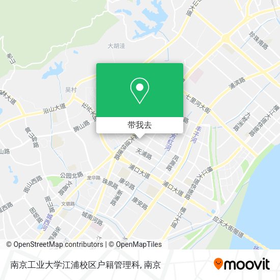 南京工业大学江浦校区户籍管理科地图